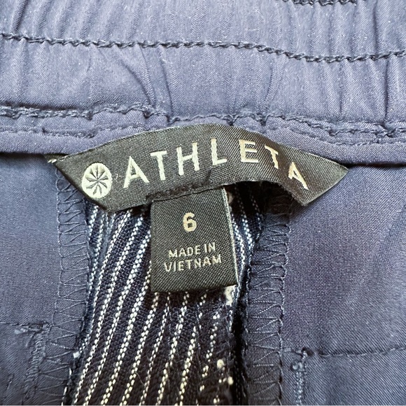 ATHLETA linen midtown cropped pants with rolled cuff, 6. - Picture 6 of 8
